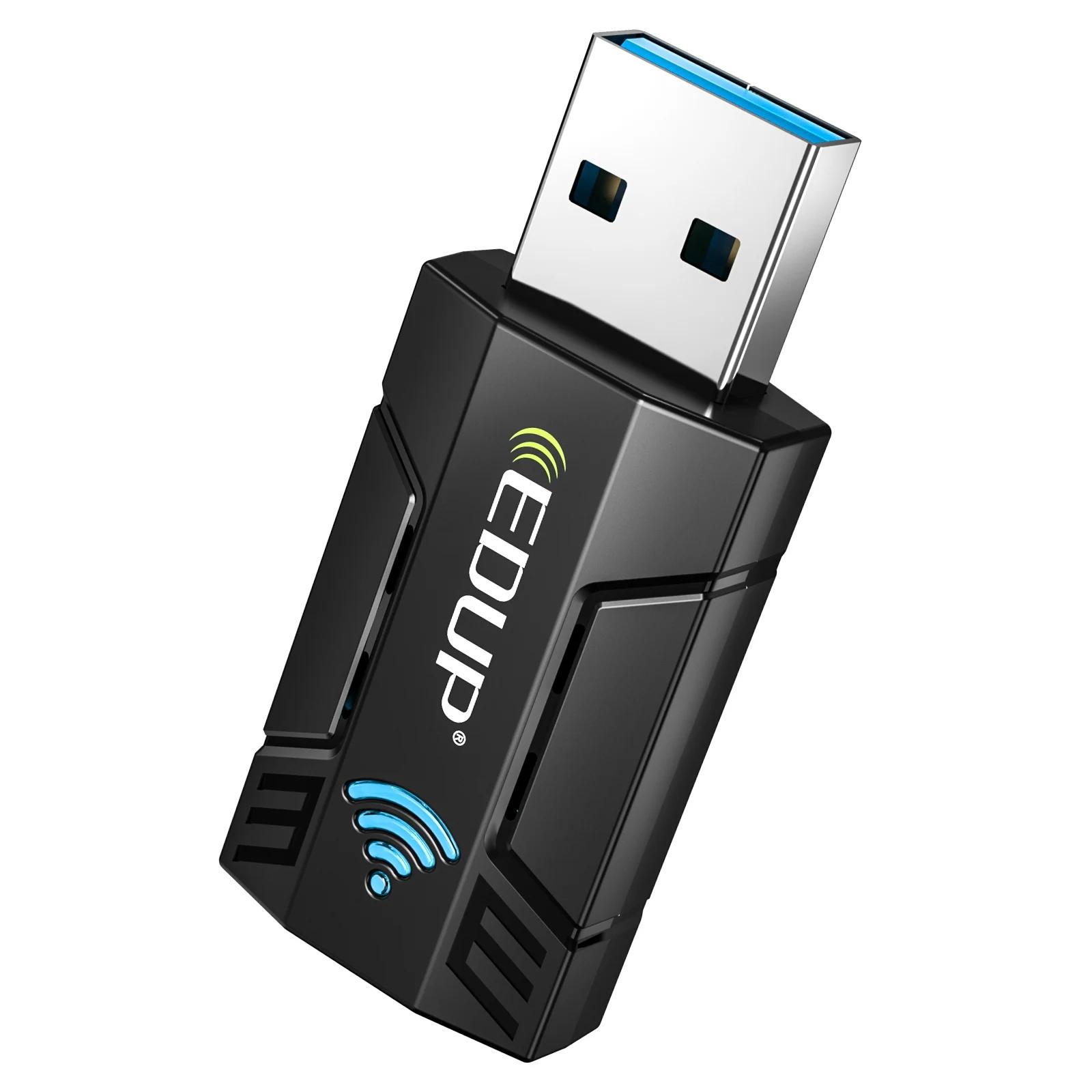EDUP 1300M  Ʈũ ī  , 2.4G  5G    ȣ , PC ũž ƮϿ, USB3.0
